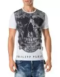 man fashion t-shirt philipp plein pp17122 large